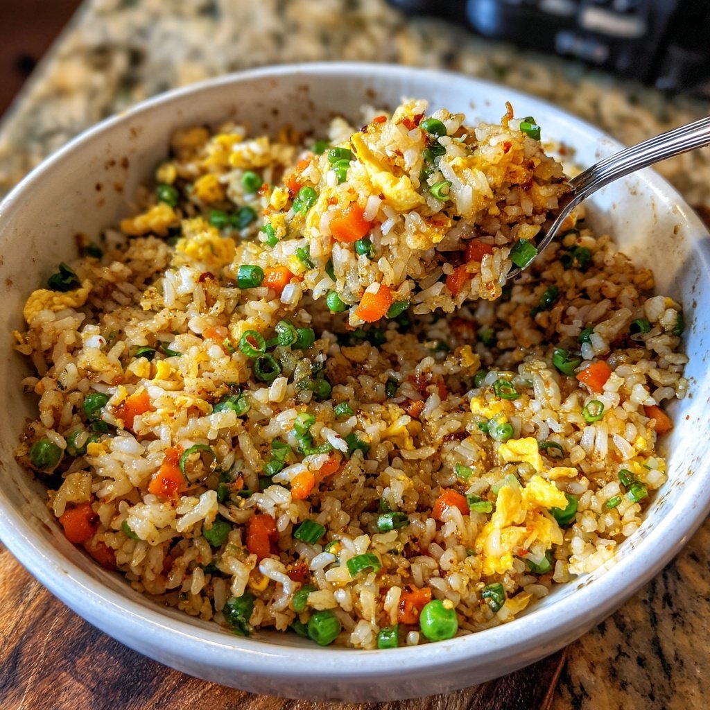Quick 10 Minute Egg Fried Rice