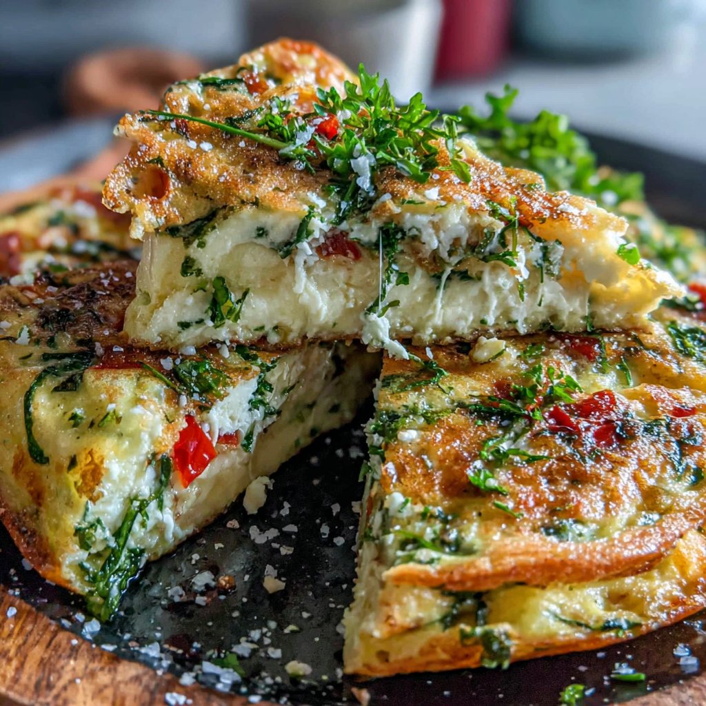 Dandelion Green Omelette Surprise