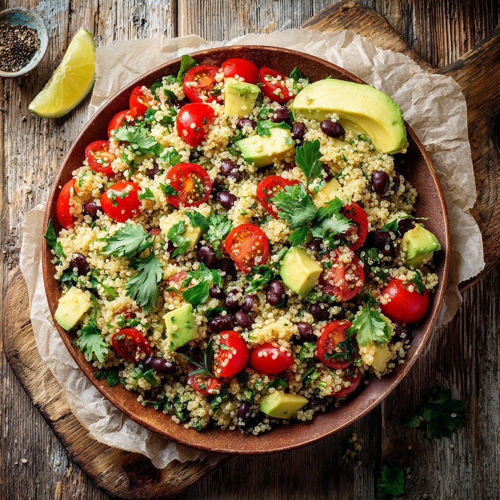 Quinoa and Black Bean Salad
