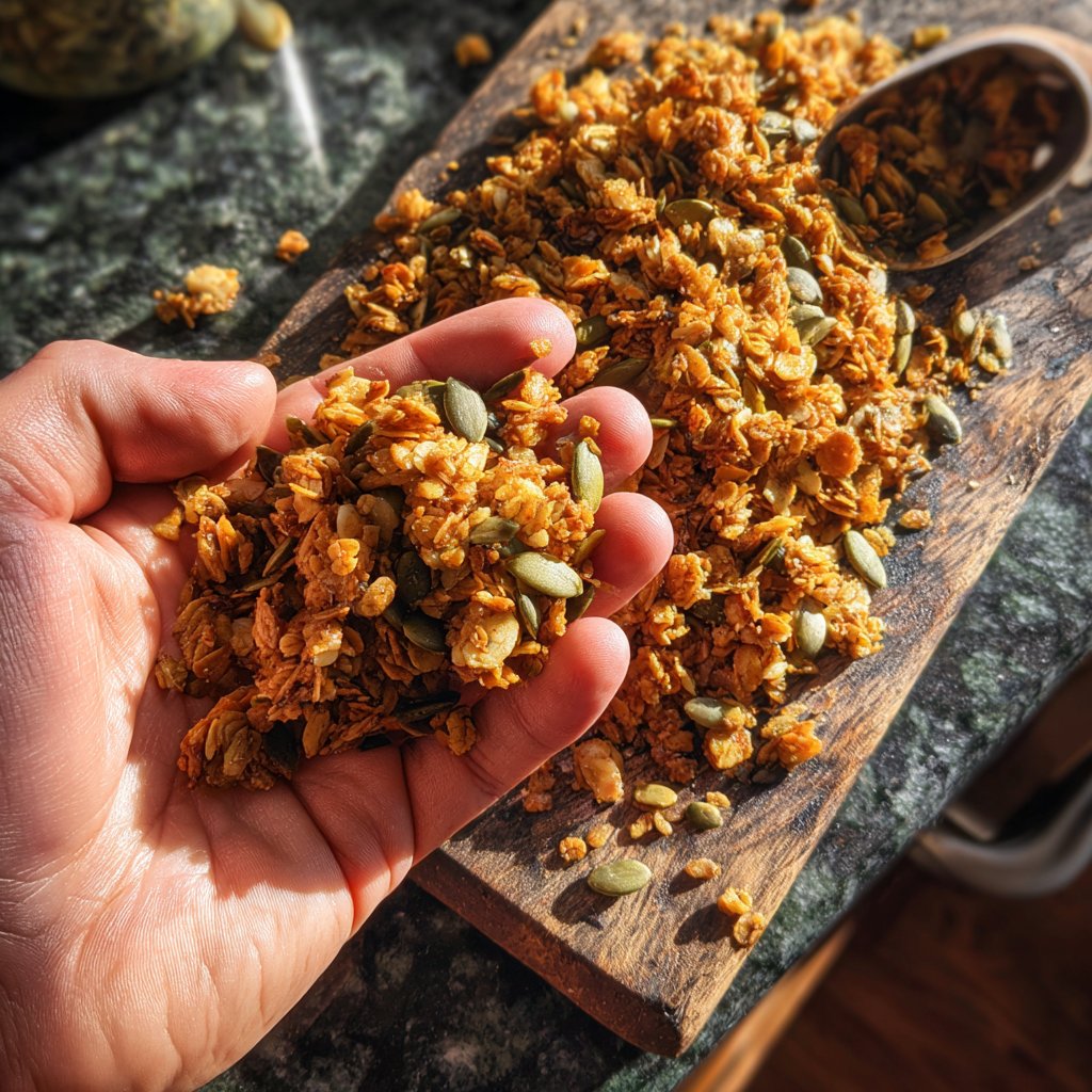 Savory Pumpkin Seed Granola