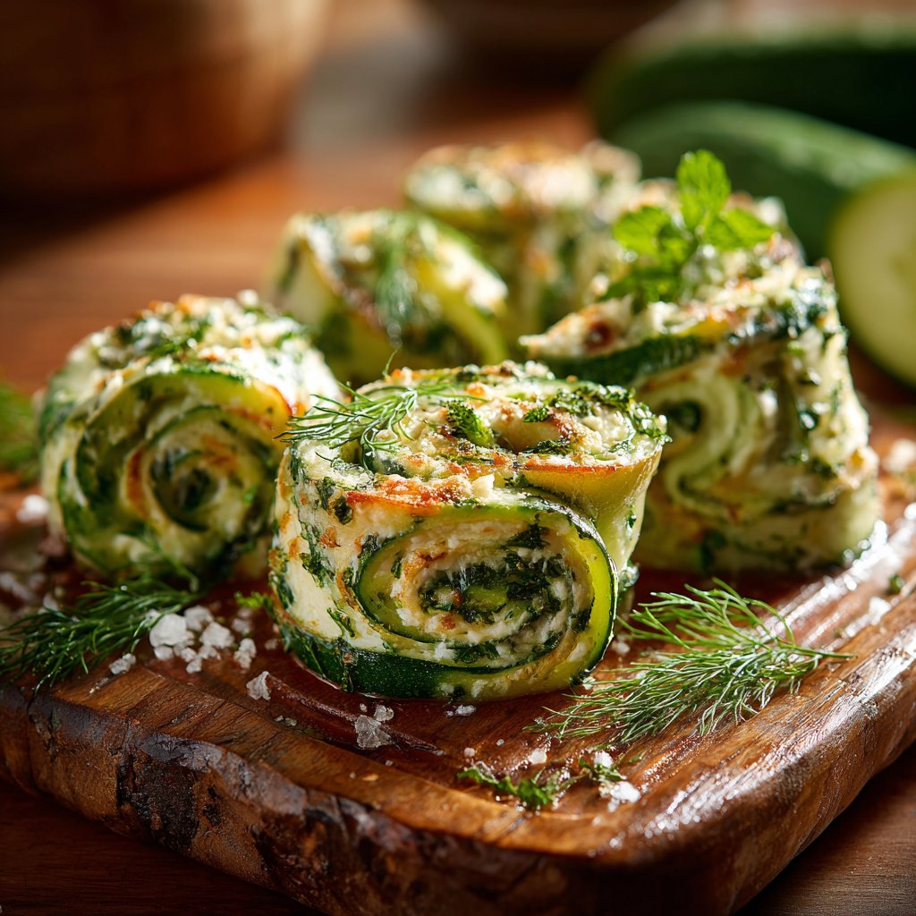 Cucumber Dill Mint Rolls
