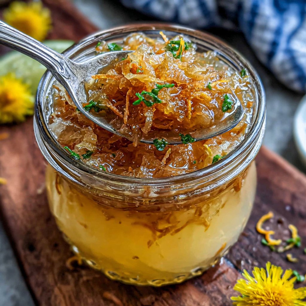 Dandelion Jelly with Citrus Zest